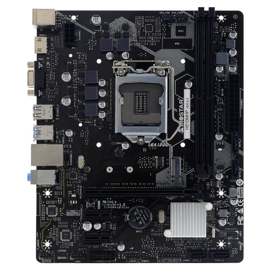 Biostar H510MHP (LGA1200, H510, DDR4, USB3.2, SATA3)