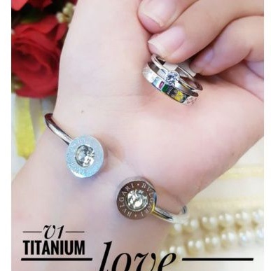 TiTanium set gelang cincin p639