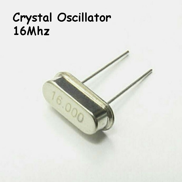 Crystal 16 MHz Xtal Xtall 16MHz Kristal Oscillator Osilator