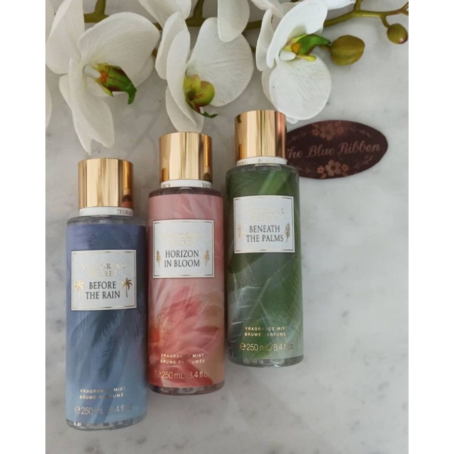VICTORIA'S SECRET FOREST COLLECTION (HORIZON IN BLOOM , BENEATH THIS PALM , BEFORE THE RAIN) BODY MIST
