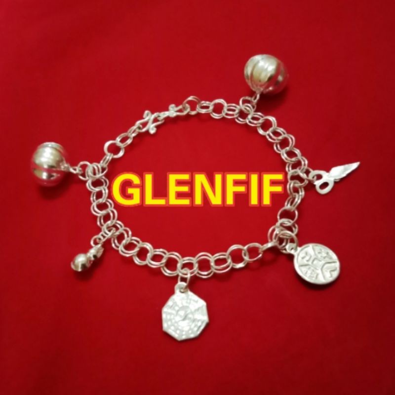 GLENFIF Gelang Tangan Perak Anak Bayi model Pakkua Holo