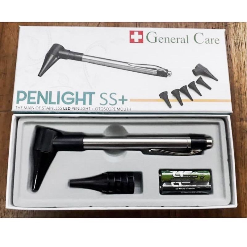 Otoscope Genaral Care - Penlight Otoskop LED THT cek telinga hidung / OTOSCOPE GENERAL CARE