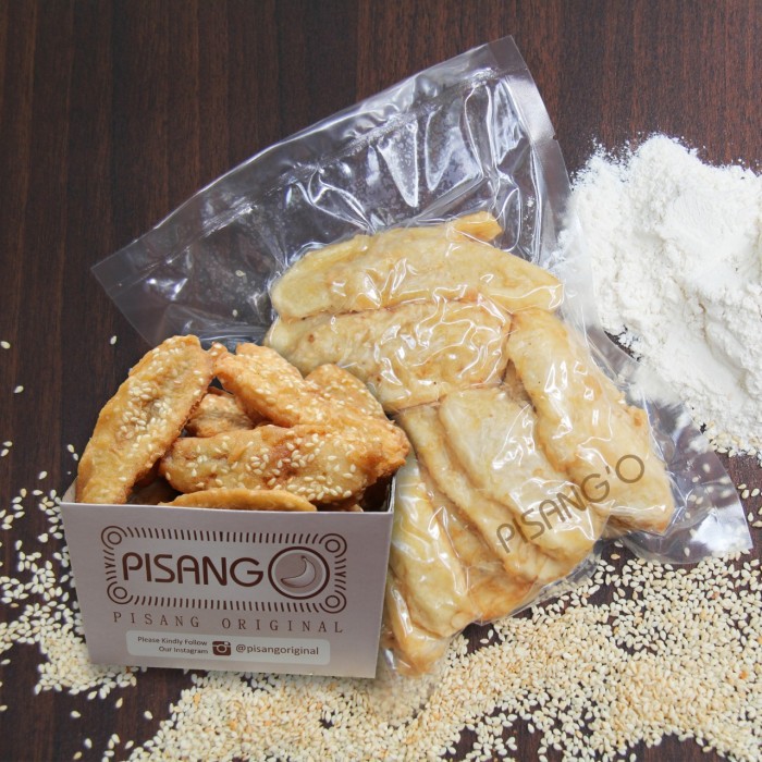 

Promo Spesial Pisang Original Wijen Setengah matang (vakum pack) Terbaru