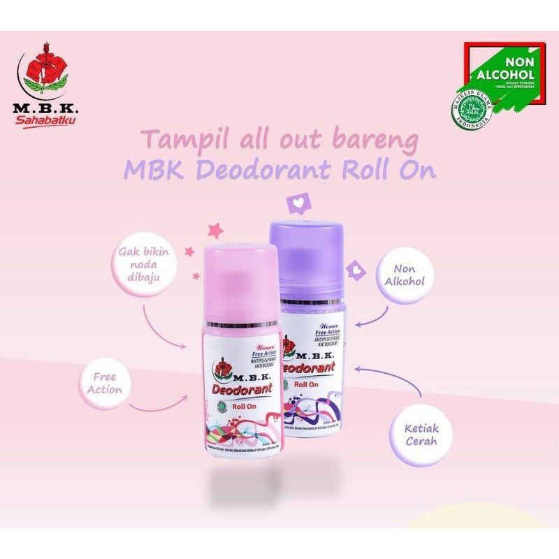MBK Deodorant Roll On 40ml