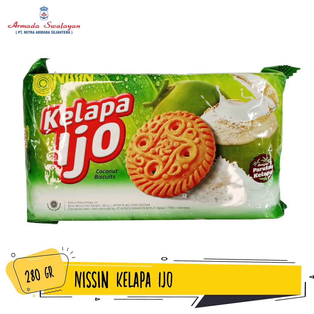 

Nissin Biscuit Kelapa Ijo 280g