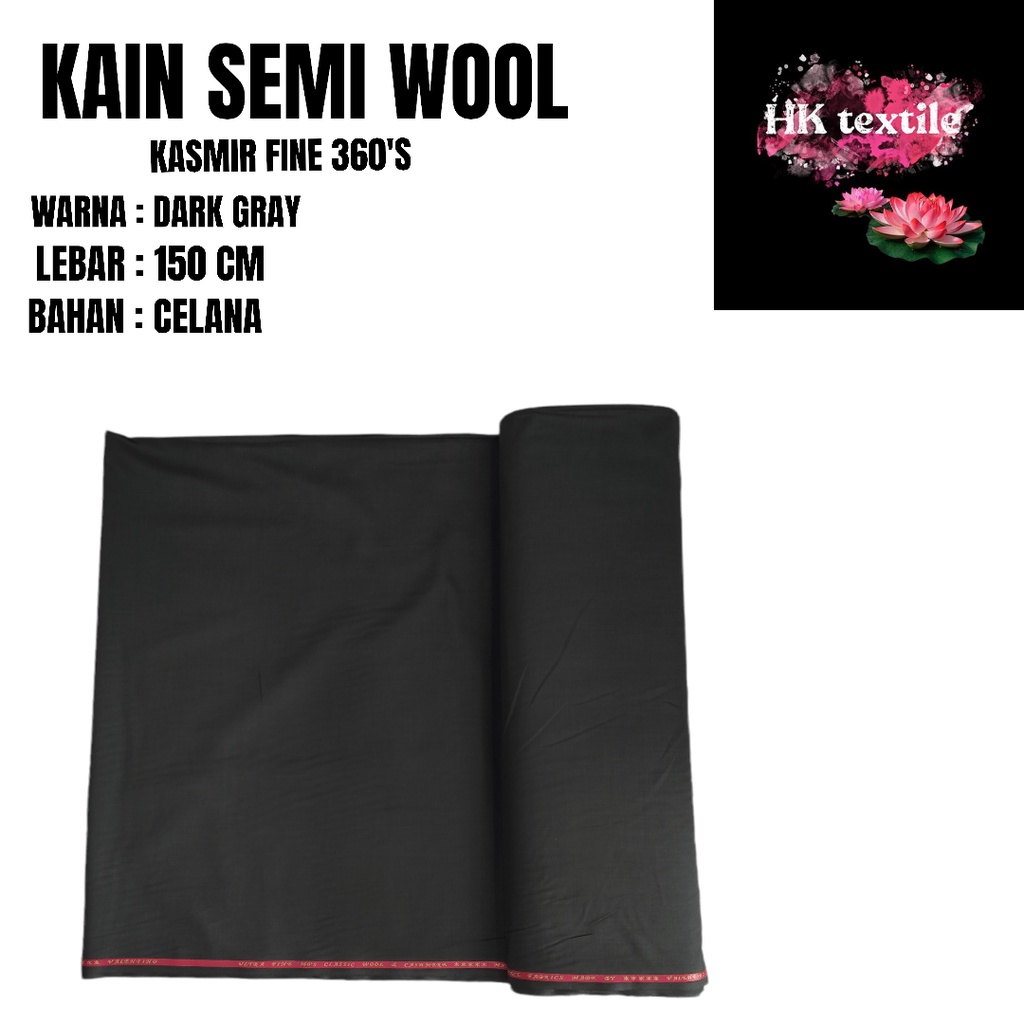 Kain Semi Wool Polos Bahan Celana