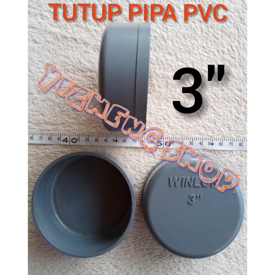 TUTUP PIPA PVC 3 INCH