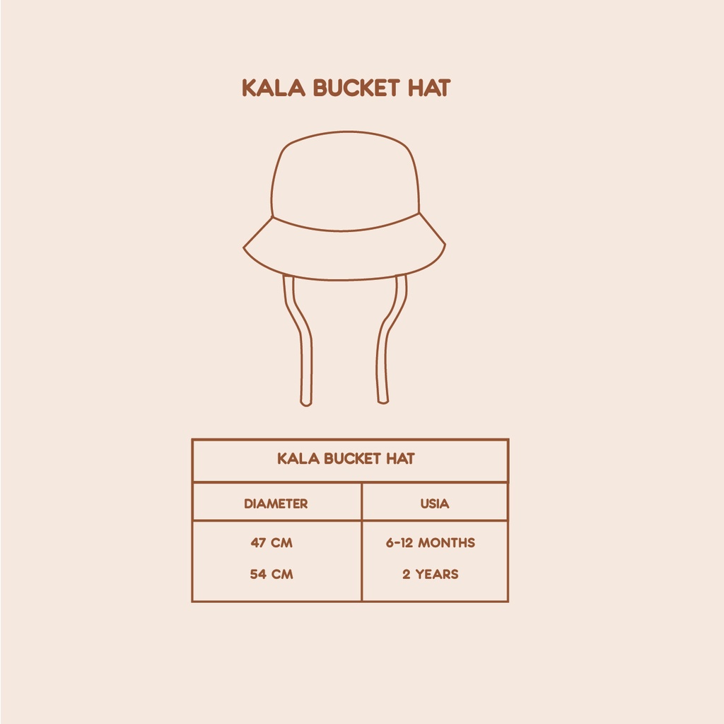 Booyah Bucket Hat / Topi Anak / Topi Bayi / Aksesoris Rambut