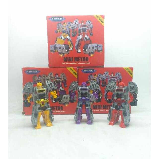 MAINAN ROBOT TOBOT MINI METRO