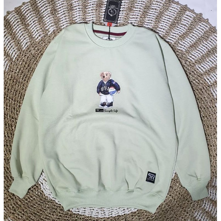 Crewneck Bear/Panda USA Basket Ball Premium Quality