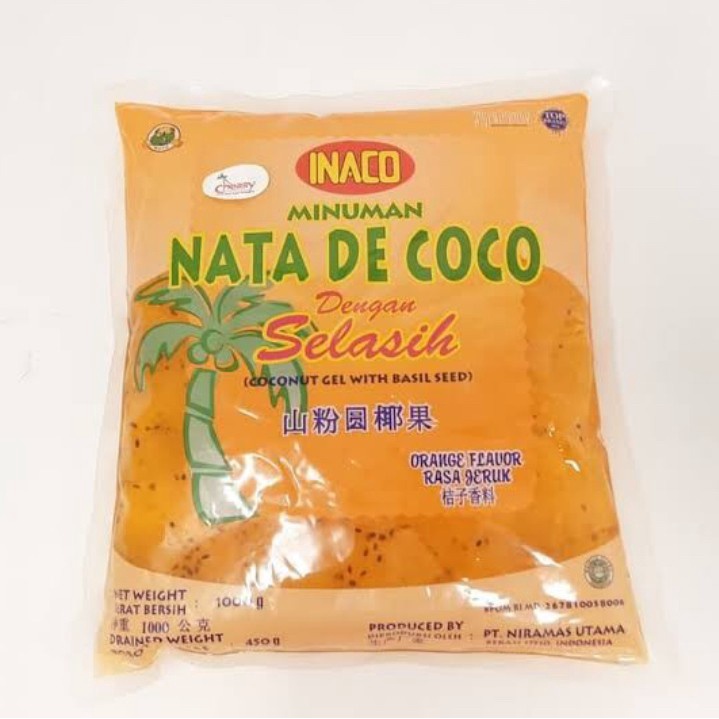 

Inaco Nata De Coco Selasih Orange 1kg