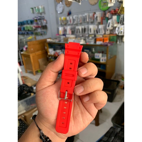 Strap Tali Jam Tangan Karet G shock DW 6900 Seri Merah