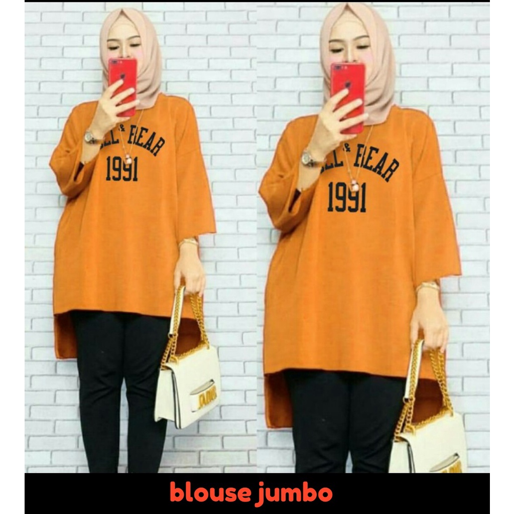 big size/kaos jumbo/blous jumbo/baju big/baju wanita over size