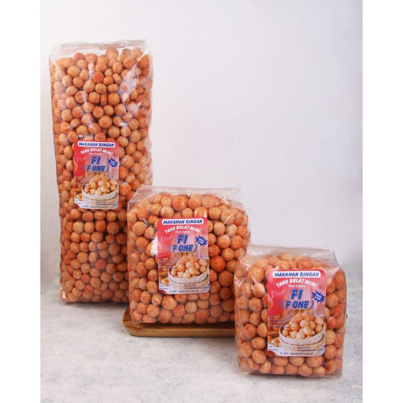 

Tahu bulat Mini kering F1 Balado 1 Kg (1000gr) nt