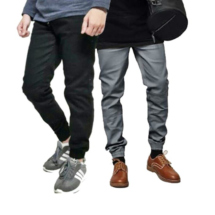 NEW ORIGINAL Celana Distro Jogger Hitam | Black | Cheapmonday PSD RebelEight DC VAN 007