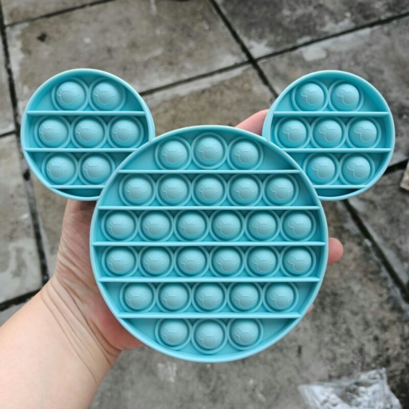 Mainan Viral Pop it Fidget Rainbow, Pop it viral, Mainan pop it, Fidget toys-mickey