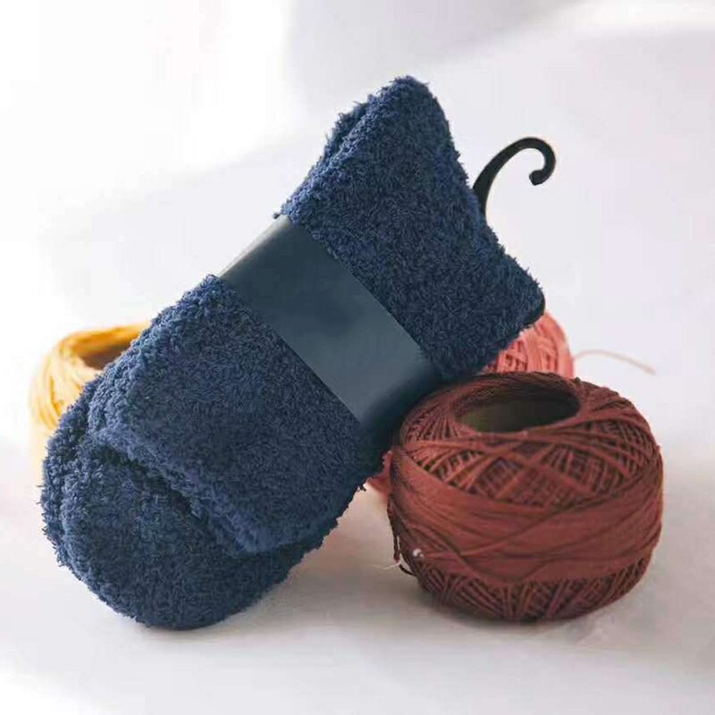 Kaos Kaki Tebal Anti Dingin Sangat Lembut Empuk dan Nyaman Bahan Berkualitas kaos kakicp-Biru Tua