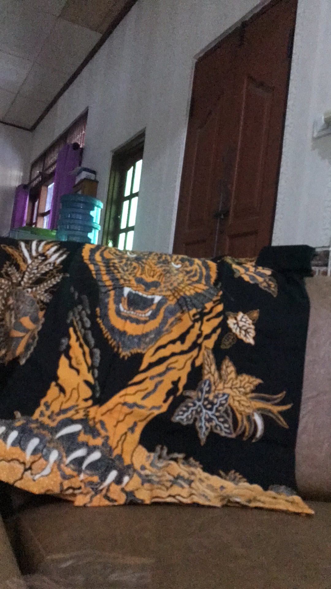 Macan Pendek Kemeja Batik Pria Full Furing Katun Sragenan