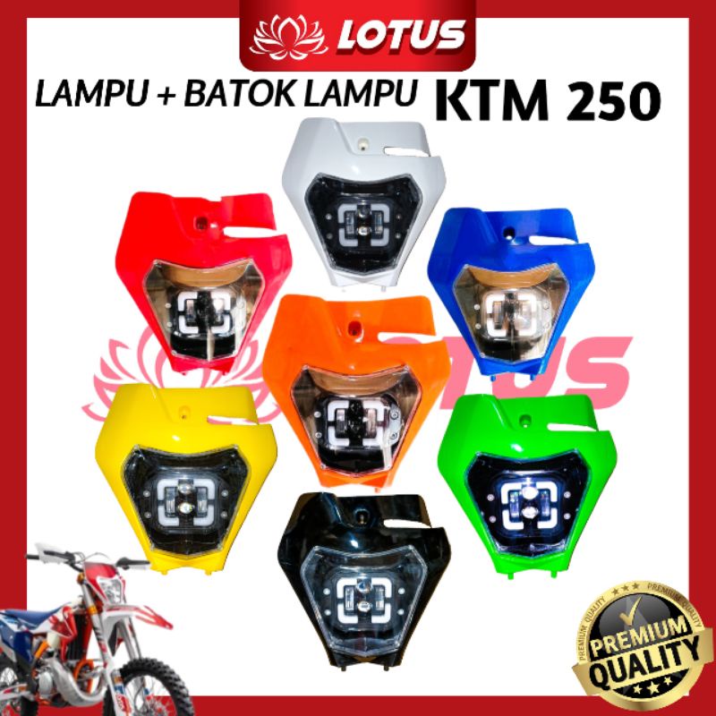 headlamp lampu batok lampu ktm sixday 250 kualitas terjamin