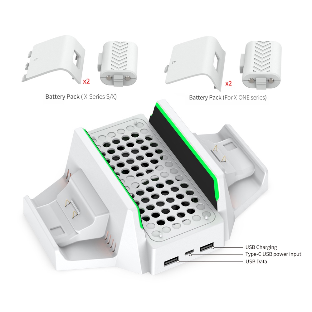 Dobe Multifunctional Cooling Stand + Battery for Xbox Series S TYX-0663