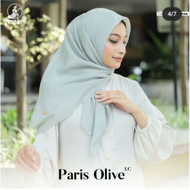 Kerudung Umama scarf Paris Olive laser cut terbaru / Paris Olive Umama scarf laser cut