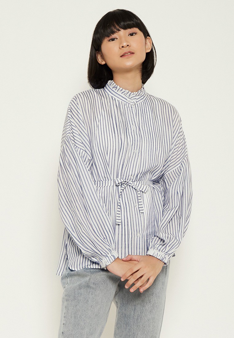 

NONA K-Renaissance Top Blue Lines