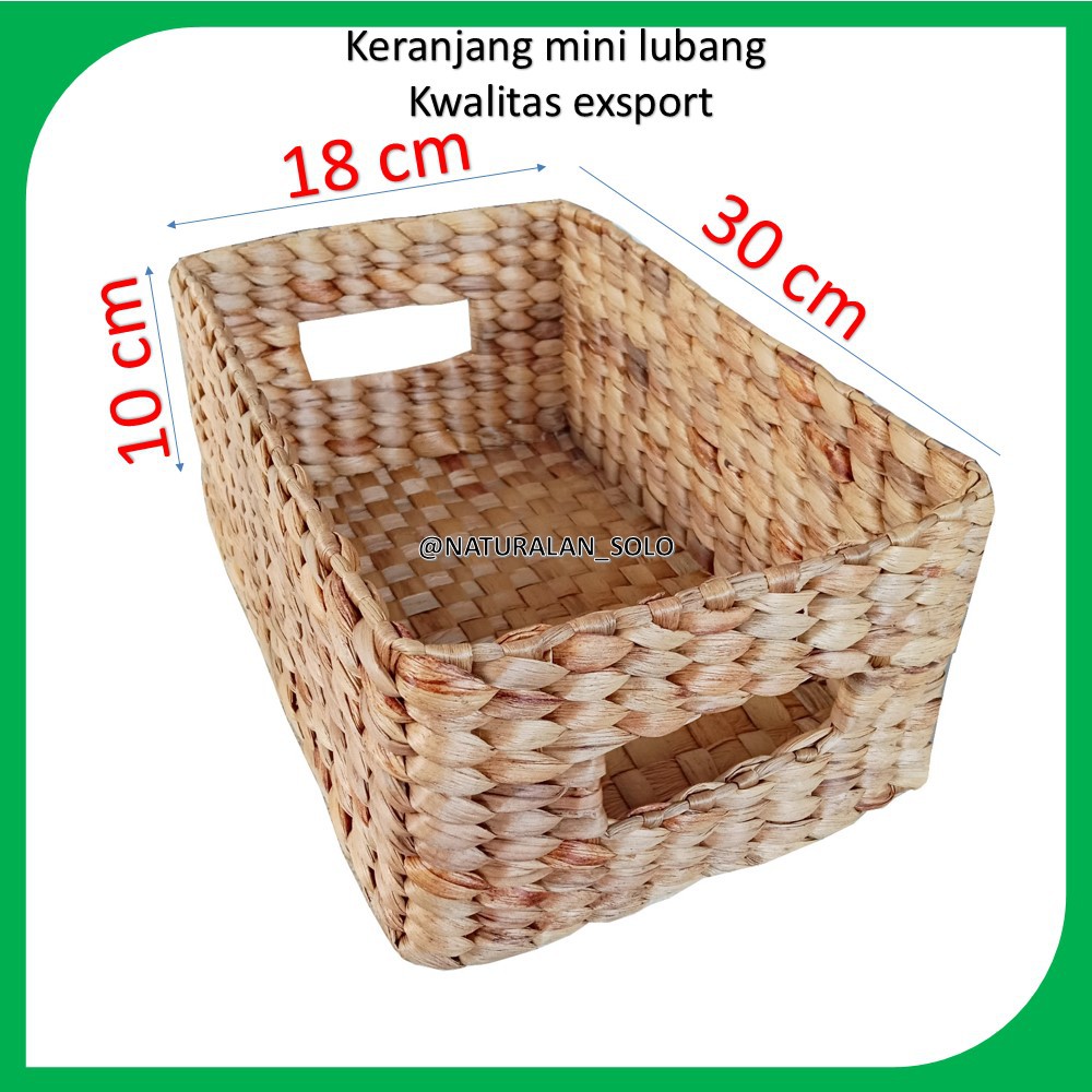 Box Anyaman Enceng gondok / Keranjang Anyaman Eceng gondok