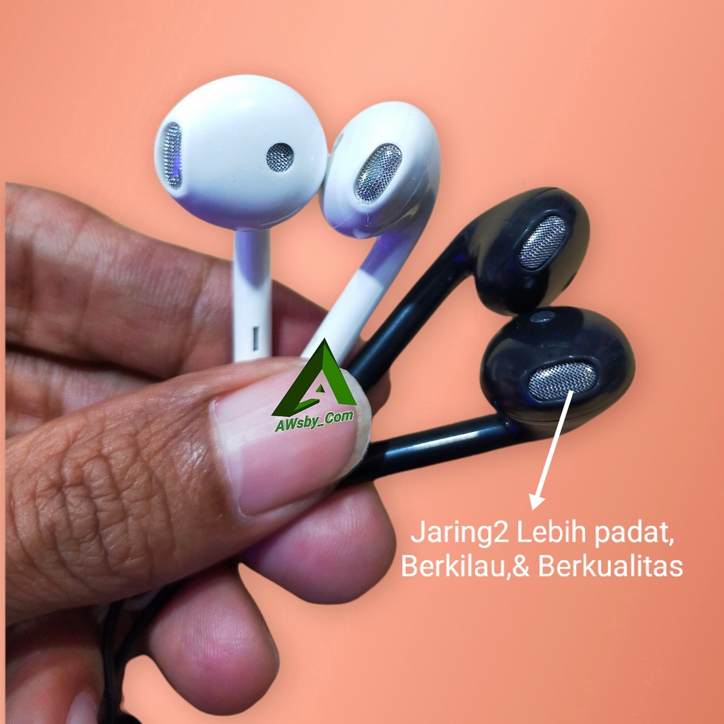 HEADSET OPPO ORIGINAL BAWAAN SUPER BASS STEREO EARPHONE OPPO A54 A53 a52 A33 A16 A52 A92 A5S F9