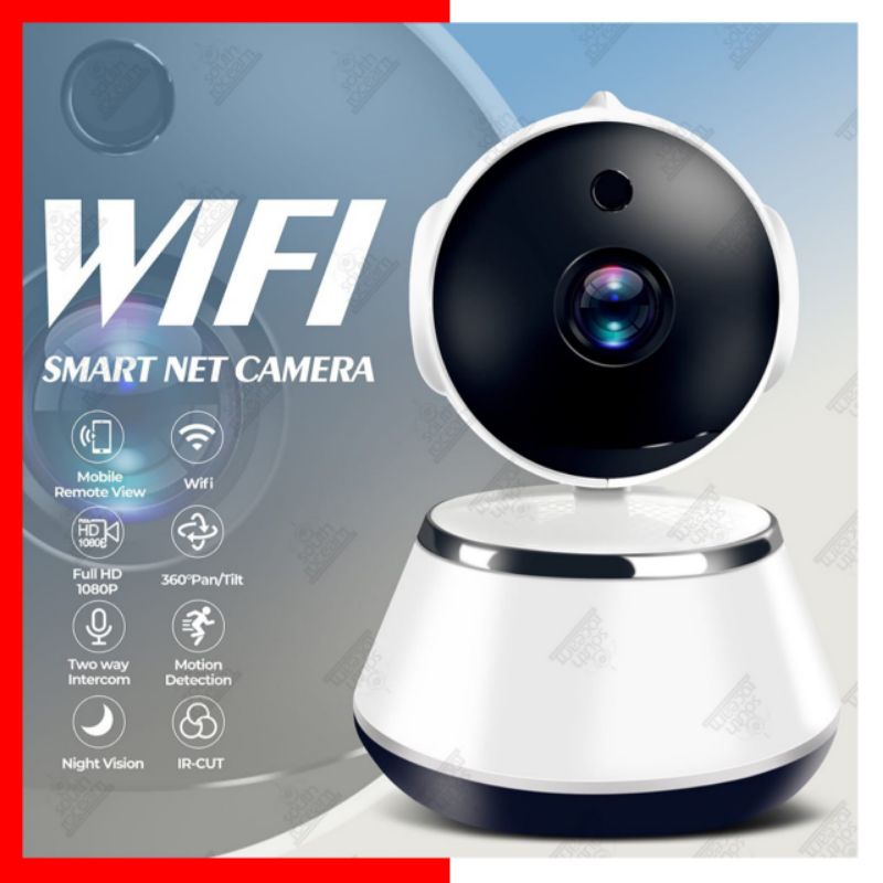 IP Camera CCTV V380 - Smart Wifi Camera FHD 1080 I Wireless IP CAM