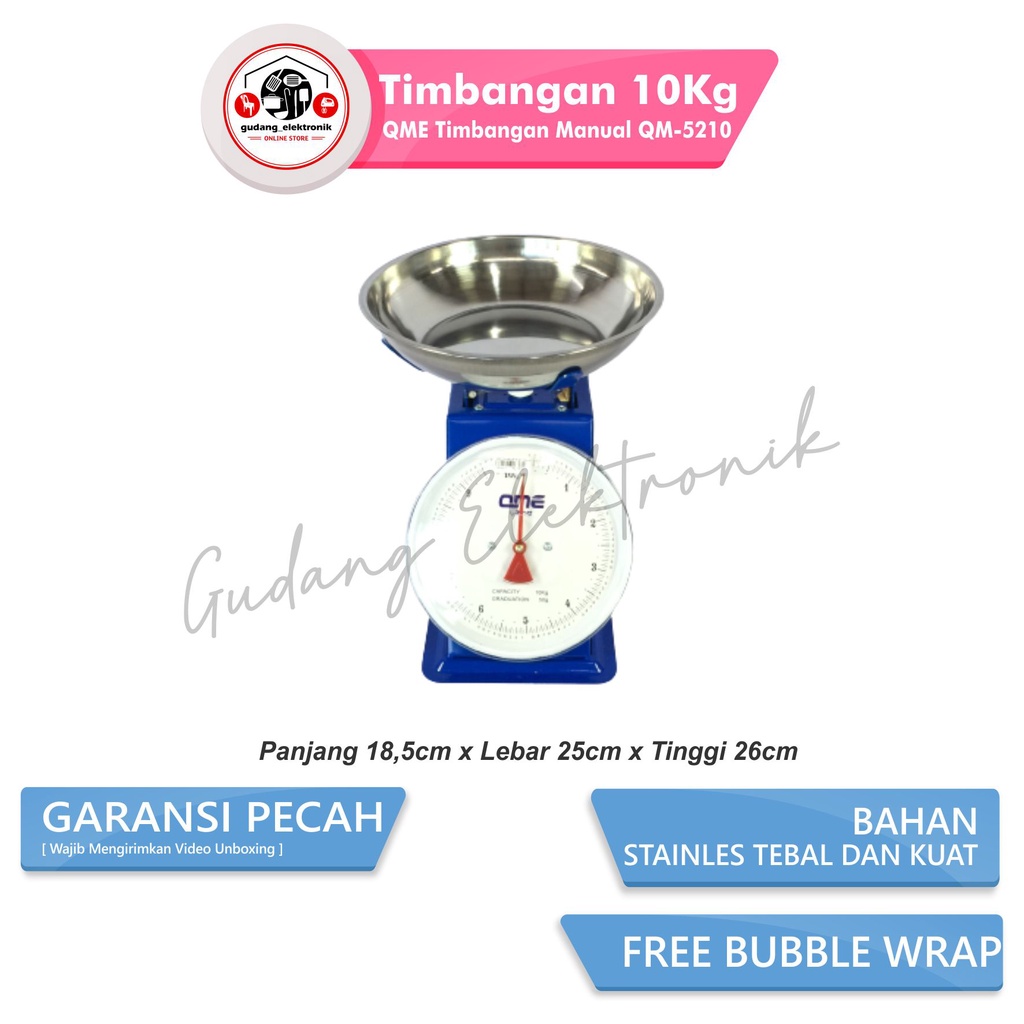 Timbangan Buah Manual 10kg QME Timbangan Buah 10Kg Manual QM-5210