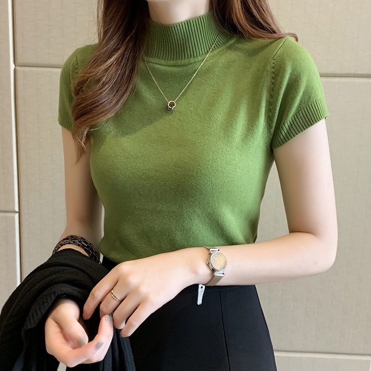 A687 • Joana Turtleneck Basic Inner • Fashion import wanita