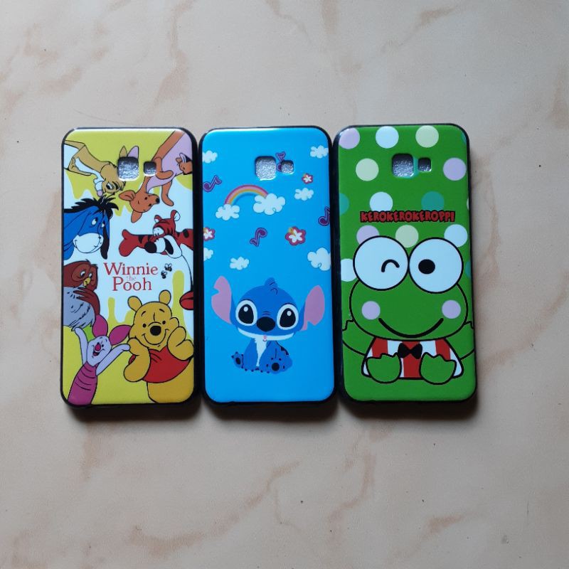 Case Samsung J4 plus J4plus softcase fuze glossy gambar karakter tali strap