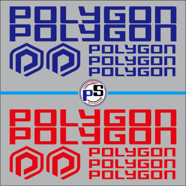 Frame Sticker Cutting Sepeda POLYGON 3