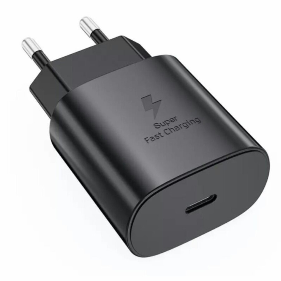 Batok Charger / Kepala Charger Samsung Note 10 USB-C to Type C 25W SUPER Fast Charging Original 100%