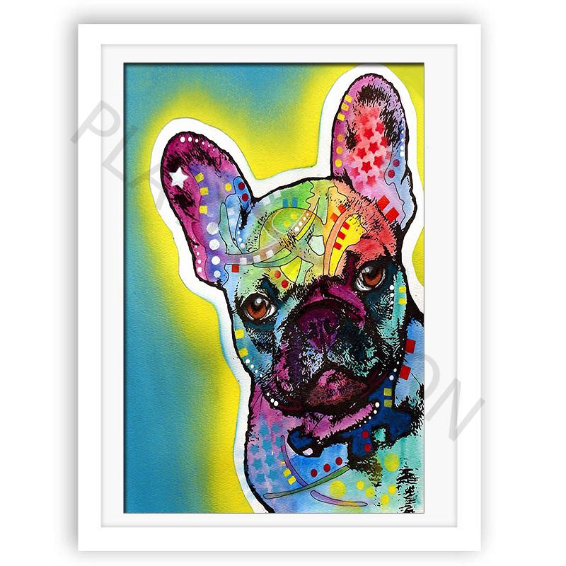 30 Lukisan Anjing  Abstrak Rudi Gambar