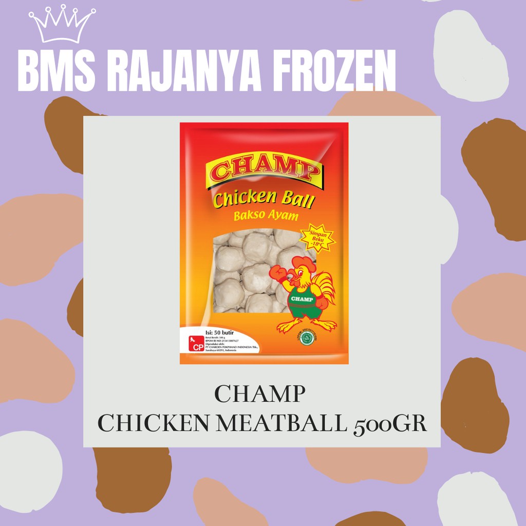 

CHAMP CHICKEN MEATBALL 500gr