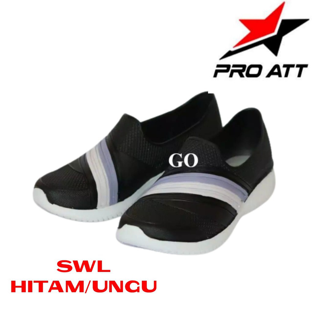 sogo ATT SWL 481 &amp; SWL 482 Sepatu Karet Wanita Santai Slip On Anti Air Lentur Nyaman Kuat Ringan