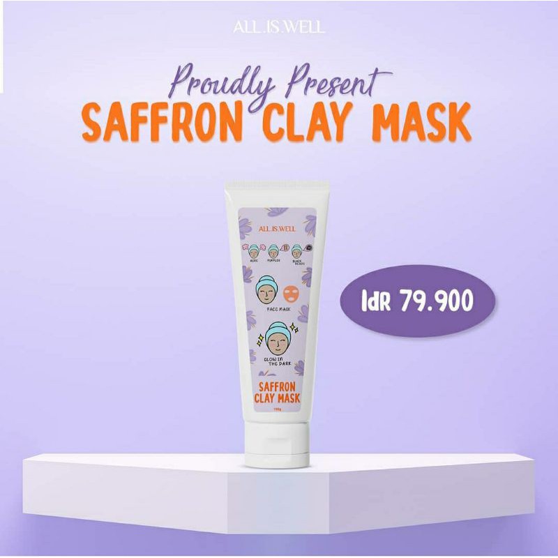 SAFFRON CLAY MASK BY DR TATA (Klinik Dermapro Jakarta)