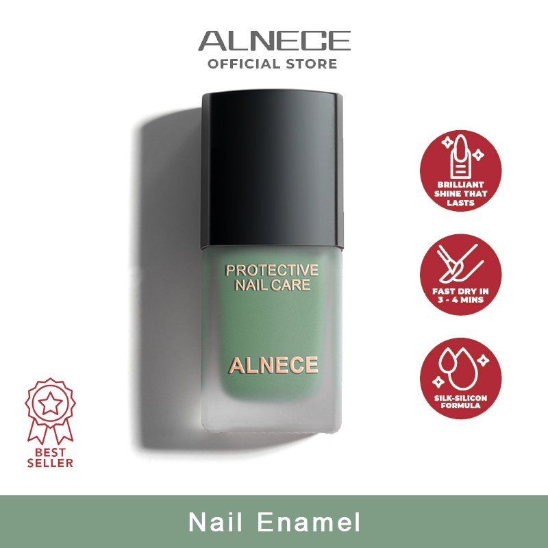 【ALNECE】ALNECE909 Kutek Halal Kutek Peel Off Dapat Dirobek Cat Kuku Muslimah Kutek Gel Nail Polish K