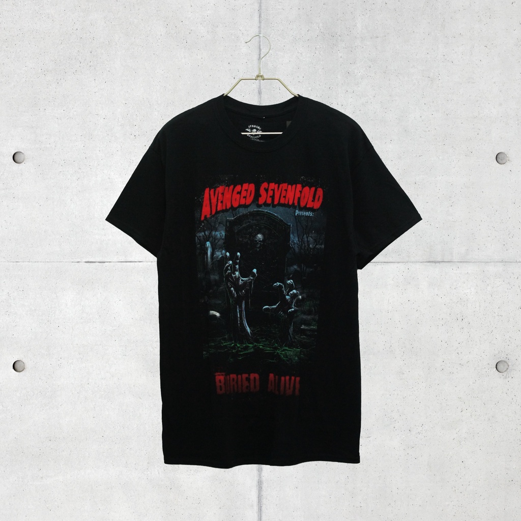 Baju Kaos Band Official Original Avenged Sevenfold (Buried Alive Tour 2012) Tshirt