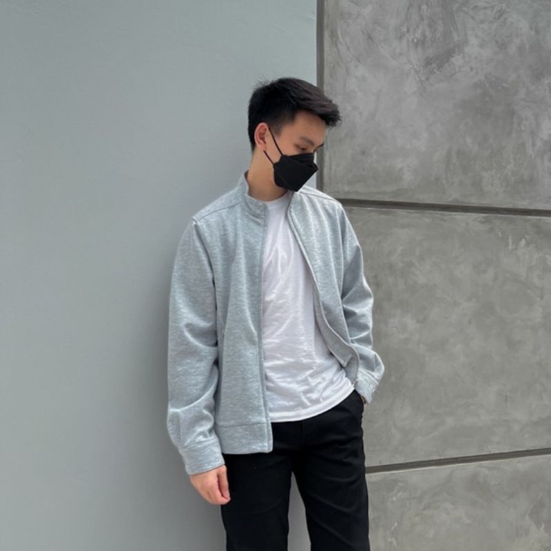 OUTER BOMBER JACKET PRIA CASUAL COMFORT