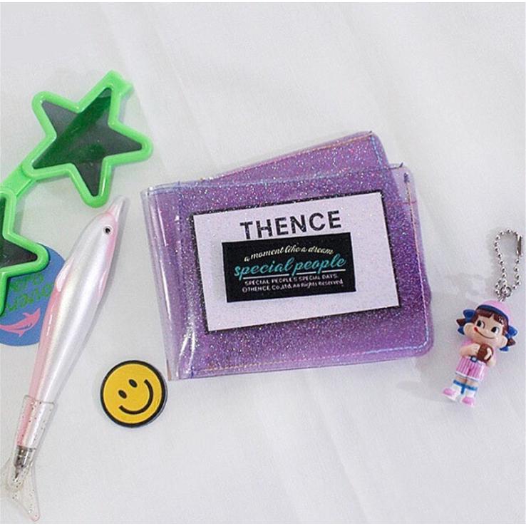  Dompet  Panjang Lipat Bahan PVC Transparan  dengan Holder 