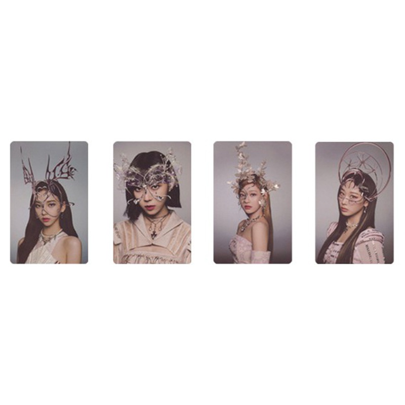 4pcs / SET Kartu Foto Album KPOP Aespa Savage Untuk Koleksi Penggemar