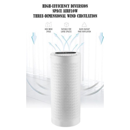 Touch Screen Air Purifier With UV Care / Air Purifier Hepa Filter 50m2