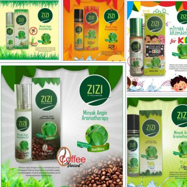 (Original) ZiZi Minyak Angin (Aromatherapy 6 Variant) Exp Lama Termurah