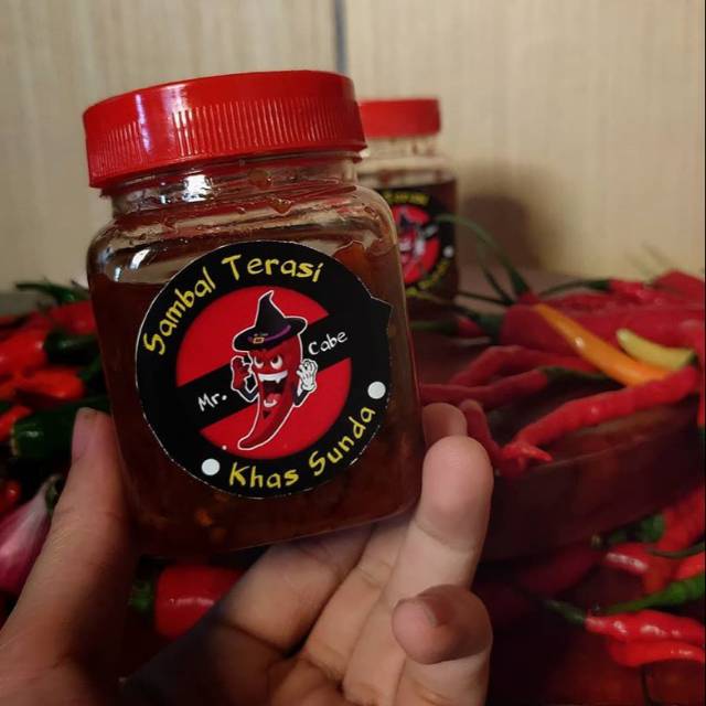 

Sambal Terasi mrcabe 150gr