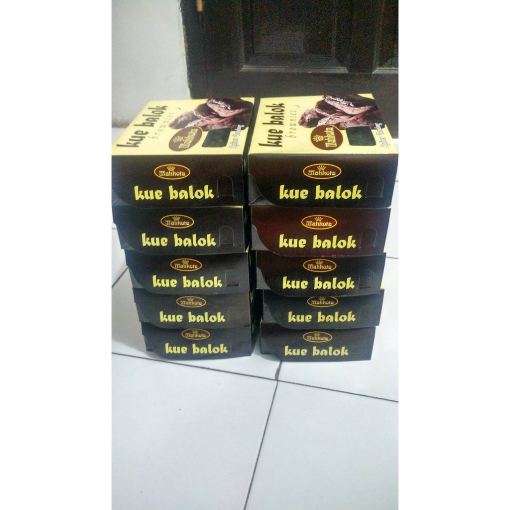 

Kue Balok Brownies Mahkota Coklat Lumer