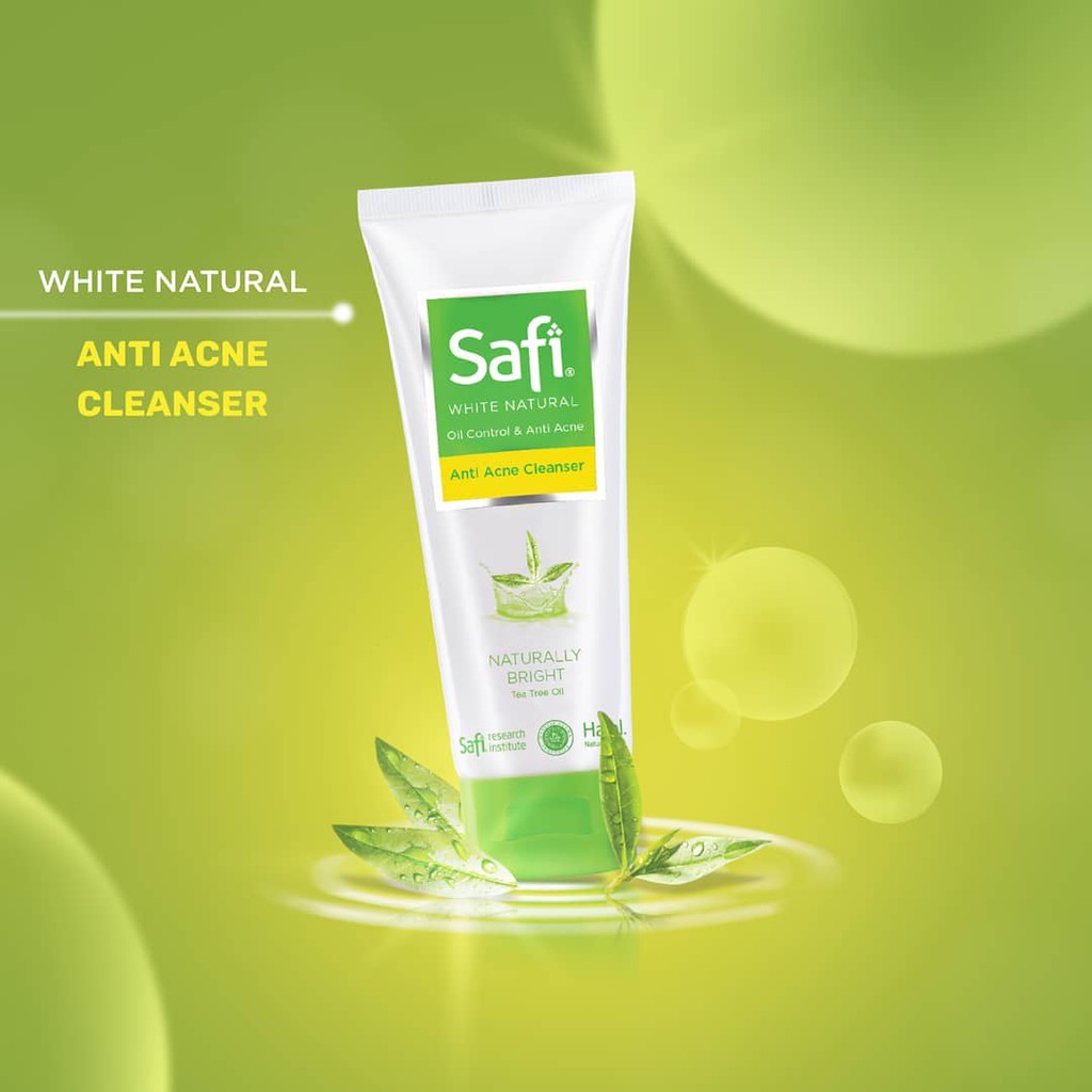 Safi White Natural Anti Acne Cleanser Tea Tree Oil Indonesia