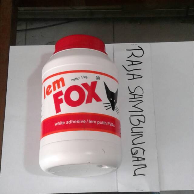 

Lem fox putih kaleng 1kg lem pelamur tembok putih lem fox kayu putih DISKON7