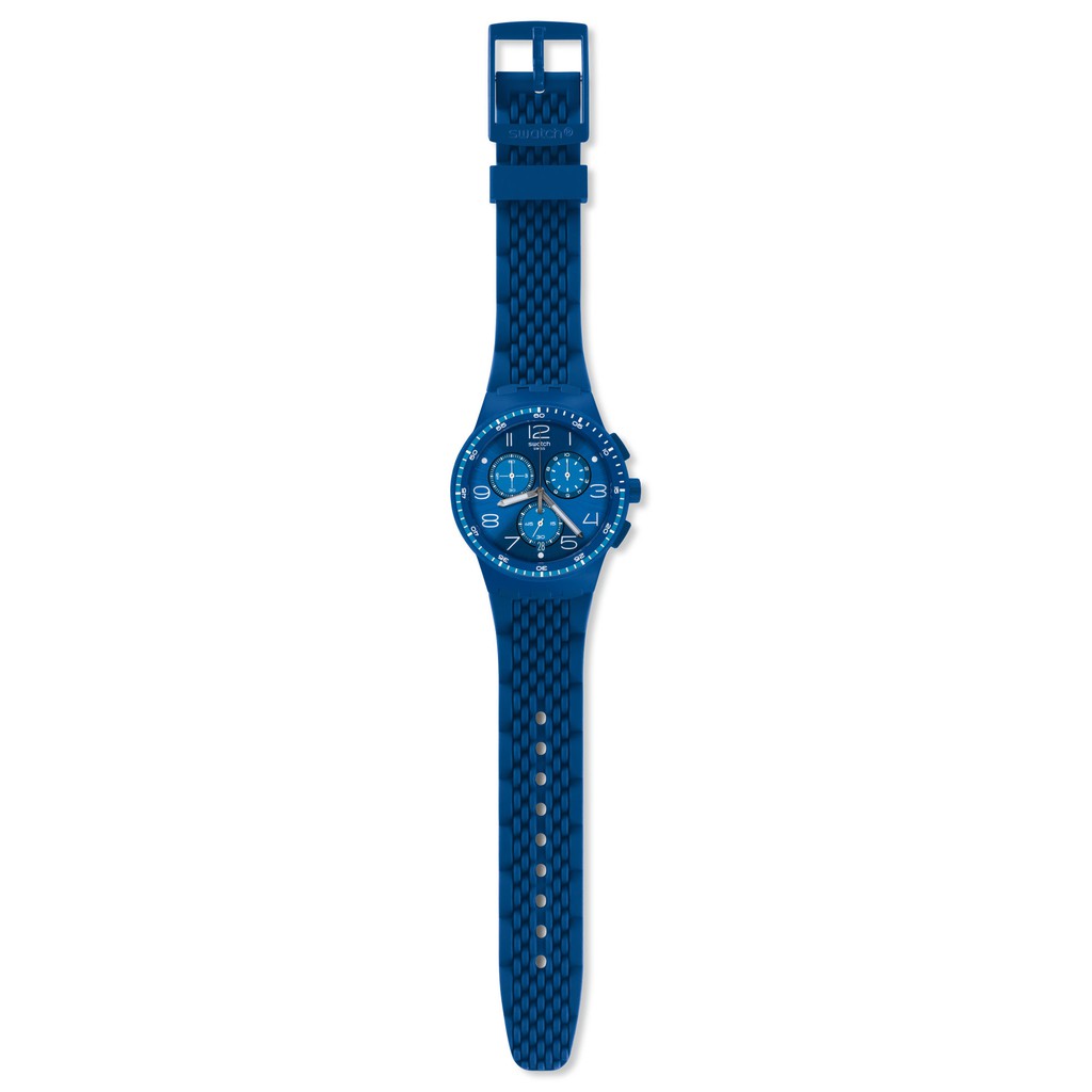 SWATCH SUSN415 Jam Tangan Pria Original Triple Blu